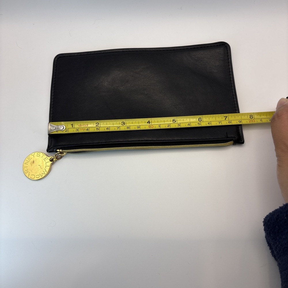 Stella Mccartney Black Gold Eyeglasses Sunglasses Travel Cosmetic Pouch Clutch - Picture 8 of 8